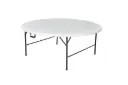 Runder Bankett Klapptisch Ø 180 x 74 cm, weiß